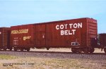 SSW 56831, box car, Dalhart, TX. 5-12-1996